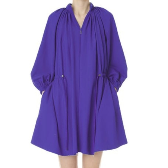 tibi drawstring dress